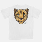 Jordan 1 Clay Green Embroidered BMF Leopard Head Vintage Wash Heavyweight T-Shirt