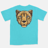Jordan 1 Igloo Embroidered BMF Leopard Head Vintage Wash Heavyweight T-Shirt