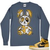 Jordan 1 Pollen BMF Bunny Long Sleeve Vintage Wash Heavyweight T-Shirt