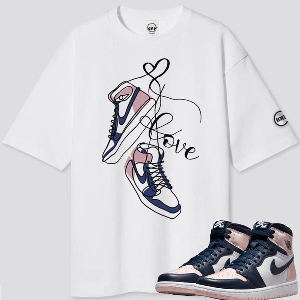 Jordan 1 Atmosphere Bubble Gum BMF Oversized T- Shirt