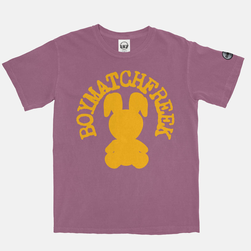 Jordan 3 Laser Orange BMF Bunny Arc Pigment Dyed Vintage Wash Heavyweight T-Shirt