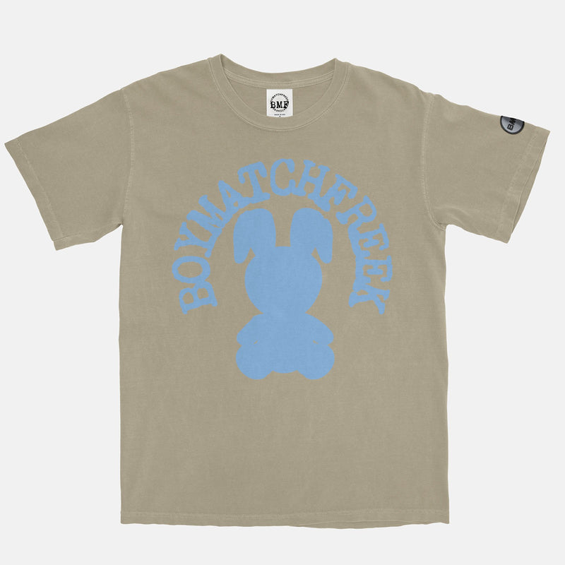 Jordan 3 UNC BMF Bunny Arc Pigment Dyed Vintage Wash Heavyweight T-Shirt