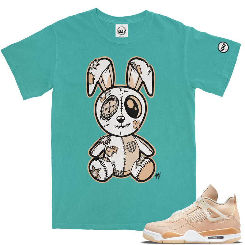 Jordan 4 Shimmer BMF Bunny Vintage Wash Heavyweight T-Shirt