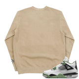 Jordan 4 Seafoam Oil Green BMF Bunny Pigment Dyed Crew Neck