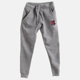 Burgundy Embroidered BMF Bunny Face Premium Joggers