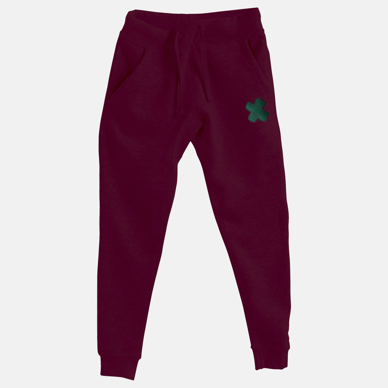 Pine Green Embroidered BMF Bunny Face Premium Jogger
