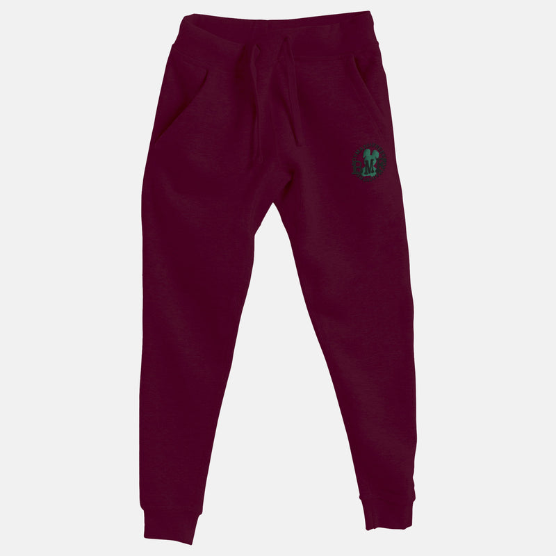 Pine Green Embroidered BMF Bunny Premium Jogger