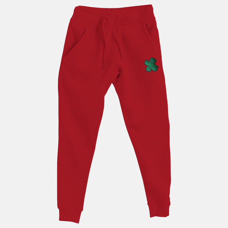 Green Embroidered BMF Bunny Face Premium Jogger