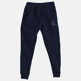 Midnight Navy Embroidered BMF Bunny Face Premium Jogger