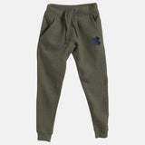 Olive Embroidered BMF Bunny Face Premium Heather Jogger