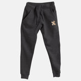 Peach Embroidered BMF Bunny Face Premium Heather Jogger