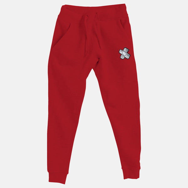 Silver Embroidered BMF Bunny Face Premium Jogger