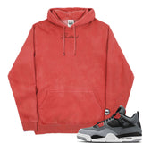 Jordan 4 Infrared BMF Bunny Pigment Dyed Hoodie