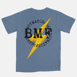 Jordan 4 Lightning Pigment Dyed BMF Printed Vintage Wash Heavyweight T-Shirt