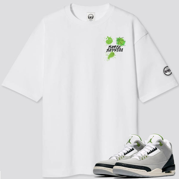 Jordan 3 Chlorophyll MM Splash Oversized T-Shirt