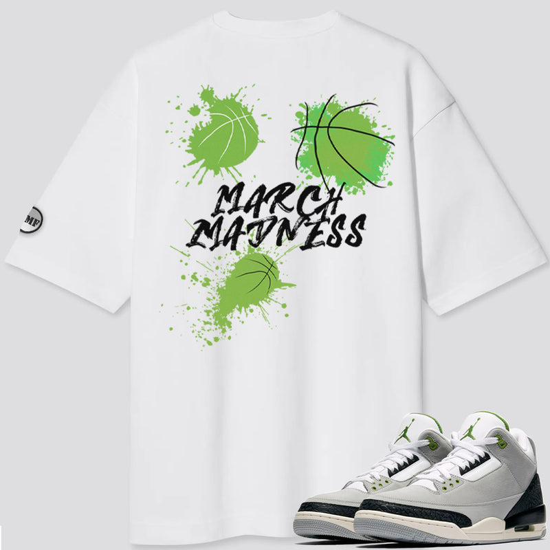 Jordan 3 Chlorophyll MM Splash Oversized T-Shirt