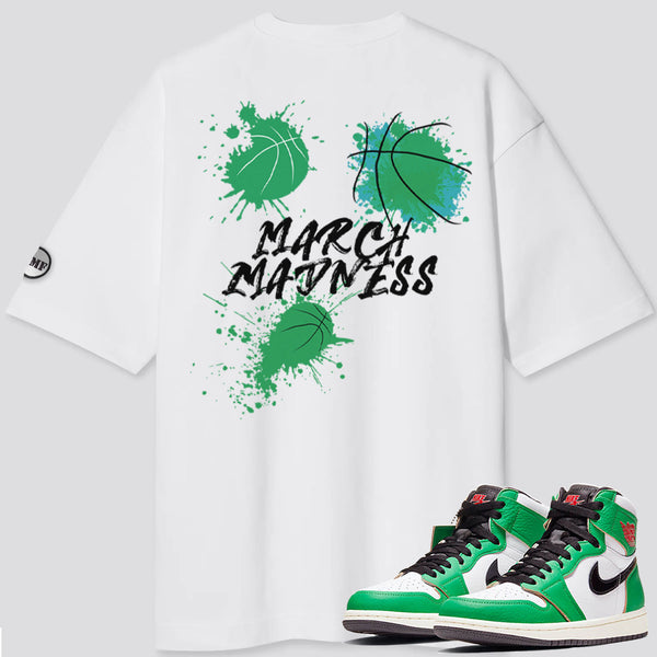 Jordan 1 Lucky Green MM Splash Oversized T-Shirt