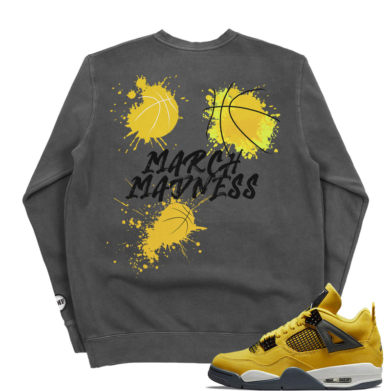 Jordan 4 Lightning MM Splash Pigment Dyed Crew Neck