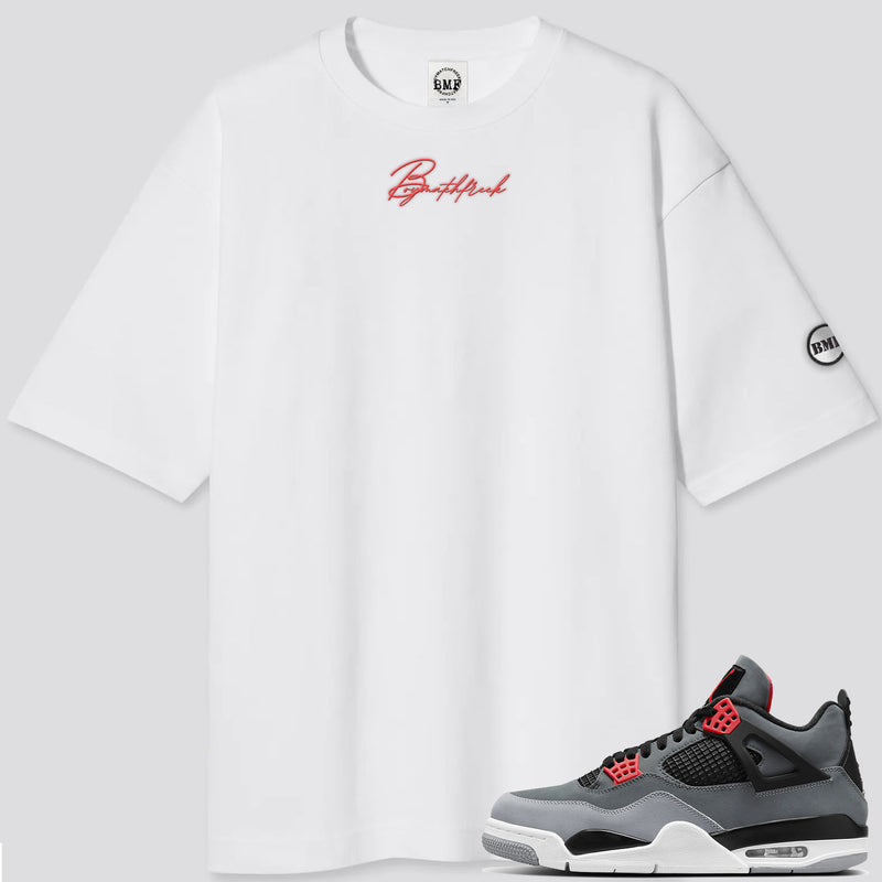 Jordan 4 Infrared BMF Bunny Oversized T-Shirt
