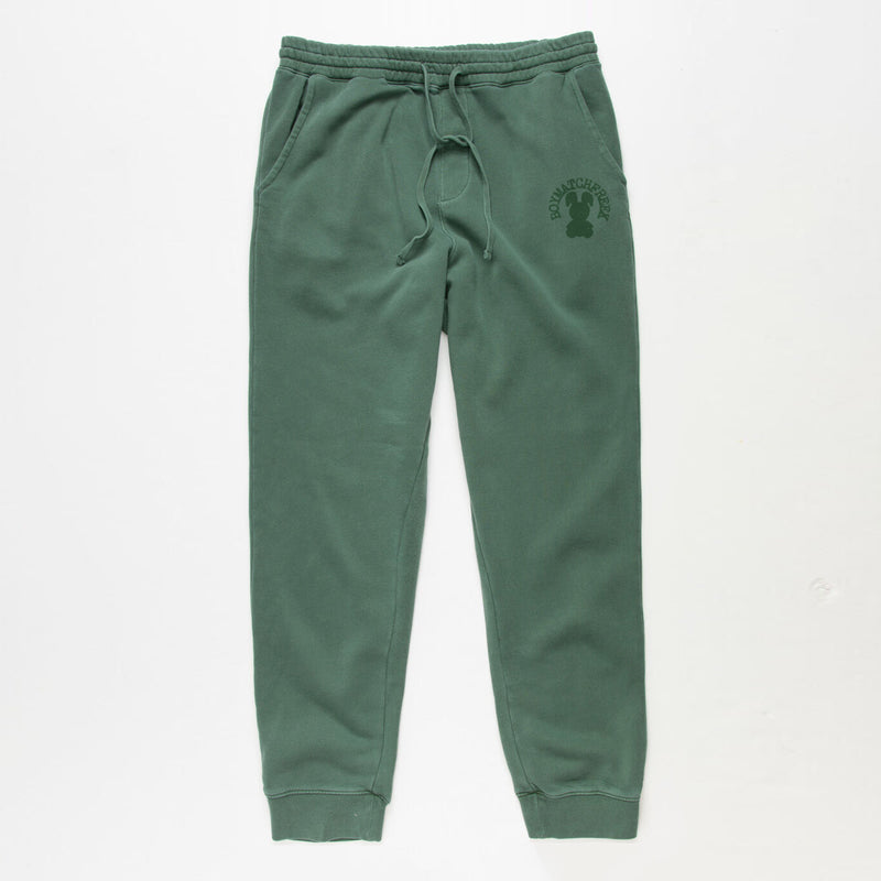Pine Green BMF Bunny Arc Pigment Dyed Joggers