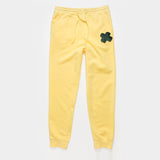 Pine Green Embroidered BMF Bunny Face Pigment Dyed Joggers