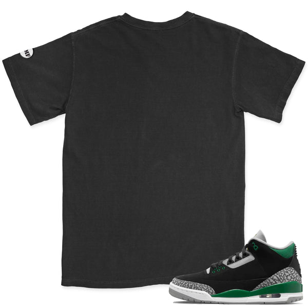 Jordan 3 Pine Green BMF Bunny Vintage Wash Heavyweight T-Shirt