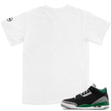 Jordan 3 Pine Green BMF Bunny Arc Vintage Wash Heavyweight T-Shirt