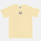 Jordan 1 Purple Court Embroidered BMF Leopard Head Pigment Dyed Vintage Wash Heavyweight T-Shirt