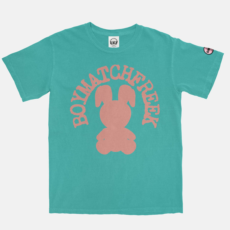 Jordan 1 Rust Pink BMF Bunny Arc Pigment Dyed Vintage Wash Heavyweight T-Shirt
