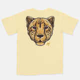 Jordan 4 Saint Germain Embroidered BMF Leopard Head Pigment Dyed Vintage Wash Heavyweight T-Shirt