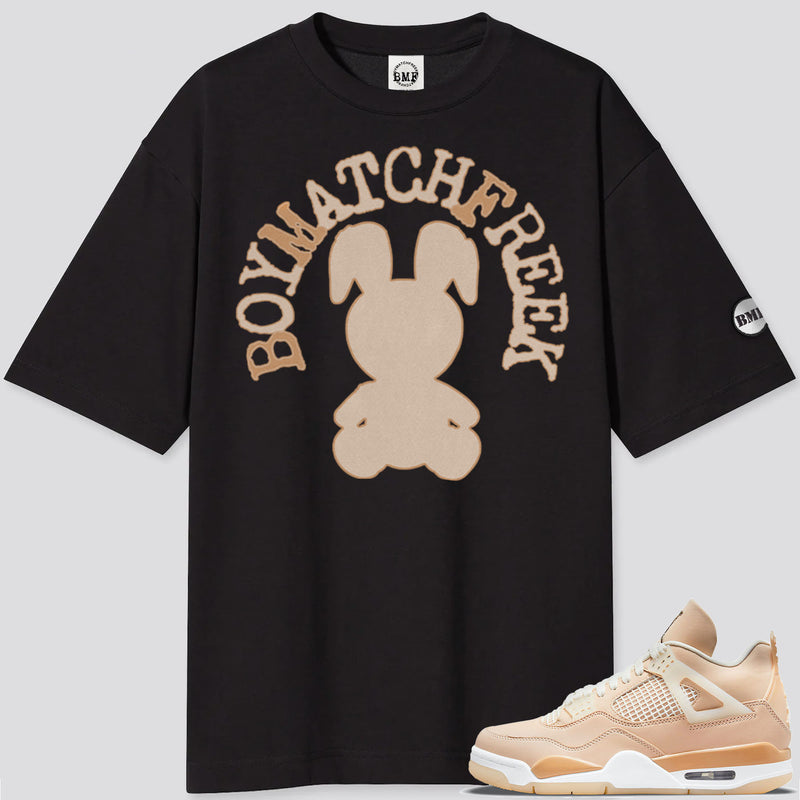 Jordan 4 Shimmer BMF Bunny Arc Oversized T- Shirt