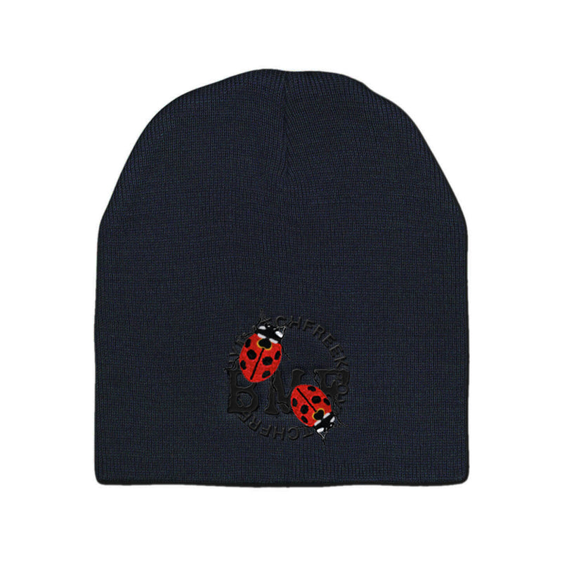 Lady Bug Embroidered BMF Skullcap Beanie