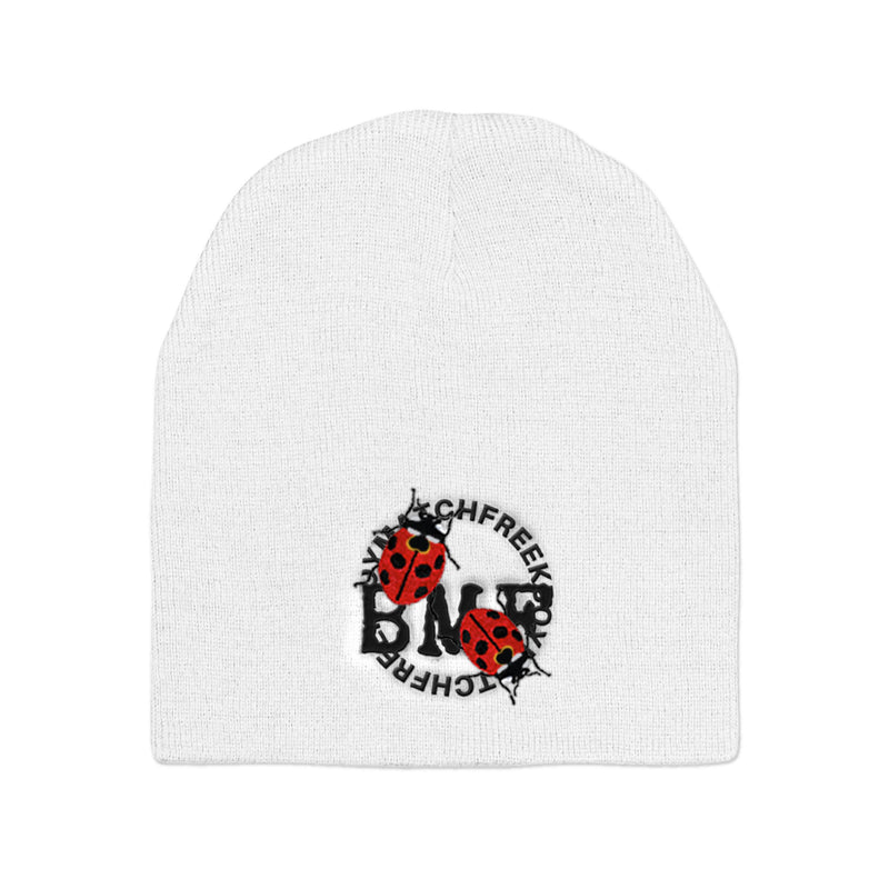 Lady Bug Embroidered BMF Skullcap Beanie