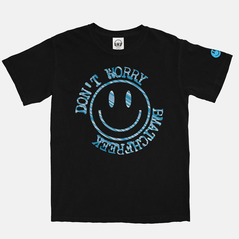 Jordan 1 University Blue Smiley Vintage Wash Heavyweight T-Shirt