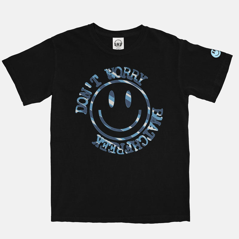 Jordan 1 Obsidian Smiley Vintage Wash Heavyweight T-Shirt