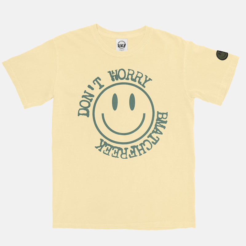Jordan 1 Clay Green BMF Smiley Pigment Dyed Vintage Wash Heavyweight T-Shirt