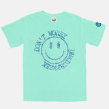 Jordan 1 University Blue Smiley Vintage Wash Heavyweight T-Shirt