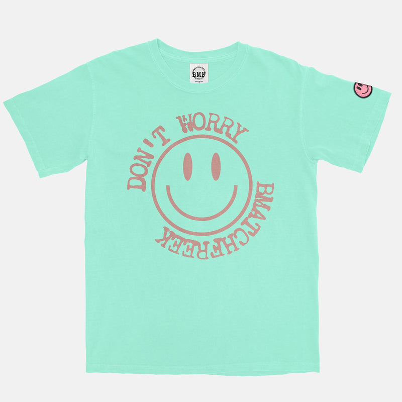 Jordan 1 Rust Pink Smiley Vintage Wash Heavyweight T-Shirt
