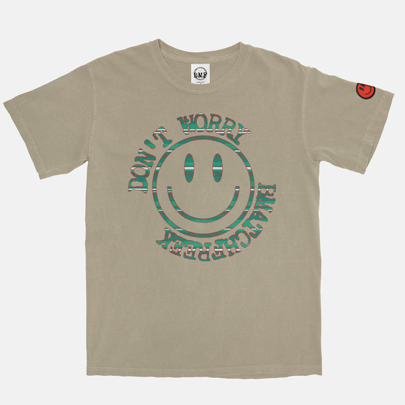 Jordan 1 Illustrated A Star is Born BMF Smiley Pigment Dyed Vintage Wash Heavyweight T-Shirt