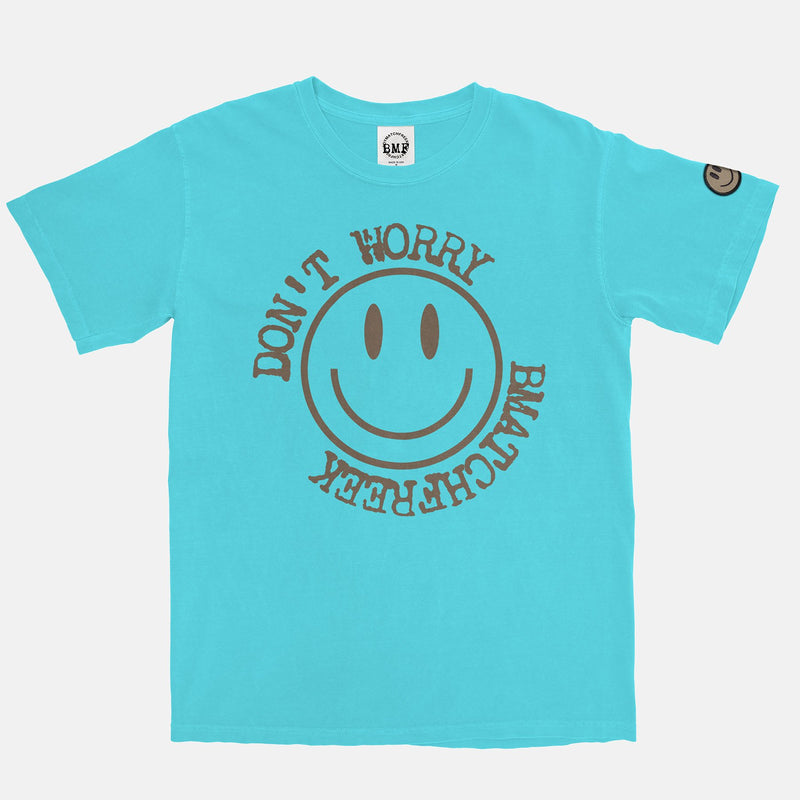 Jordan 1 Dark Mocha BMF Smiley Vintage Wash Heavyweight T-Shirt