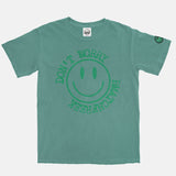 Jordan 13 Lucky Green BMF Smiley Pigment Dyed Vintage Wash Heavyweight T-Shirt