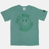 Jordan 1 Pine Green BMF Smiley Pigment Dyed Vintage Wash Heavyweight T-Shirt