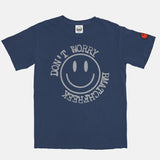 Jordan 1 Light Smoke Grey Smiley Vintage Wash Heavyweight T-Shirt
