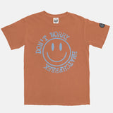 Jordan 3 UNC BMF Smiley Pigment Dyed Vintage Wash Heavyweight T-Shirt