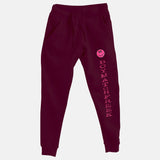 Bright Pink Embroidered BMF Smiley Premium Jogger