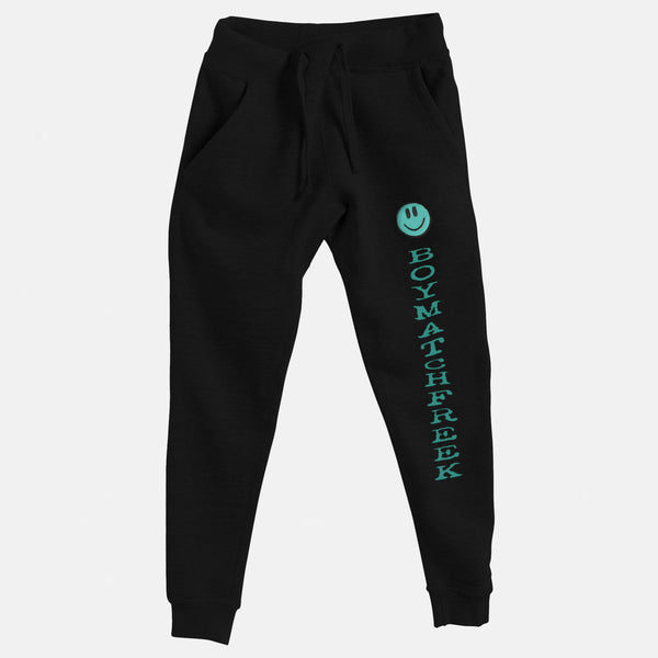 Mint Embroidered BMF Smiley Premium Jogger