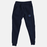 Midnight Navy Embroidered BMF Smiley Premium Jogger