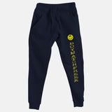 Yellow Embroidered BMF Smiley Premium Jogger