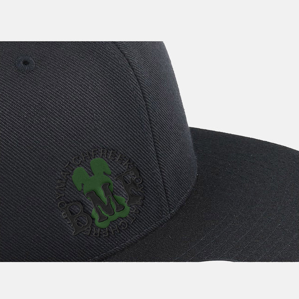 Forest Green Embroidered BMF Bunny premium snapback Cap