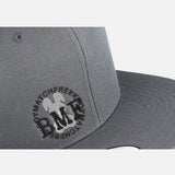 Light Grey Embroidered BMF Bunny premium snapback Cap